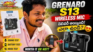 🎤 GRENARO S13 Wireless Mic Order పెట్టాను… ఇవాళ డెలివరీ అయింది 😍