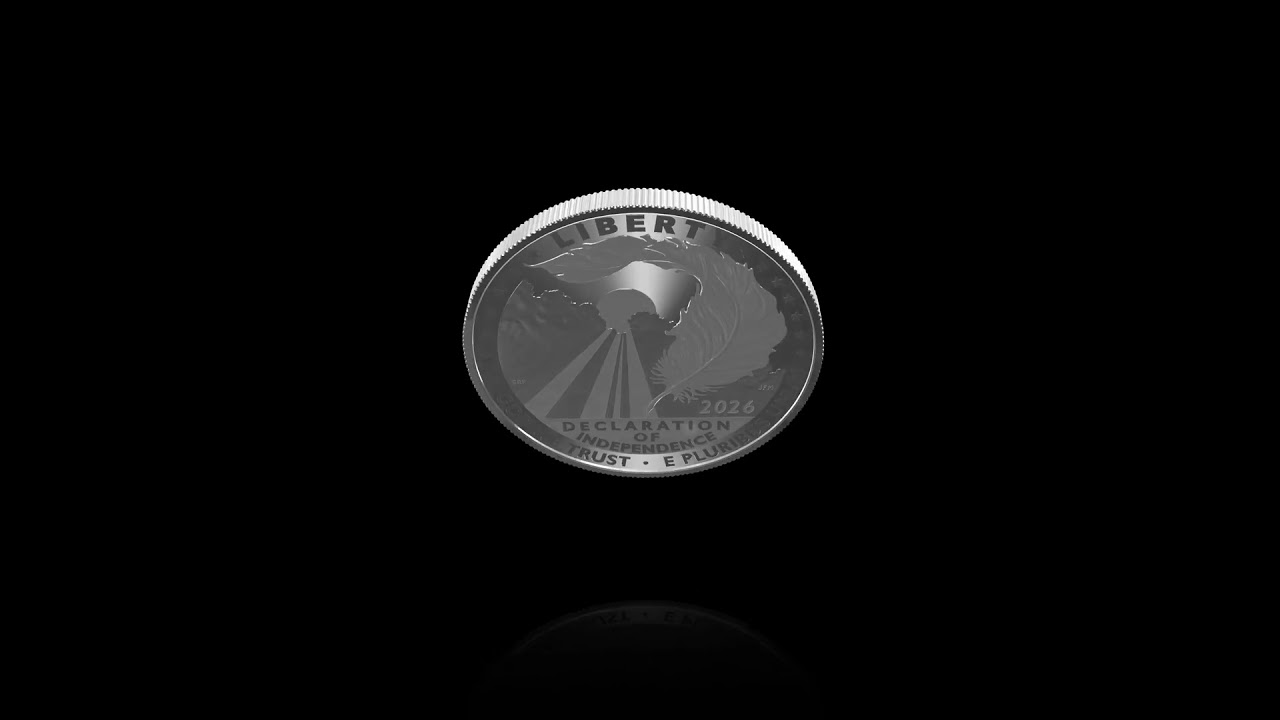 Charters of Freedom 2026 Platinum Proof Coin – Declaration of