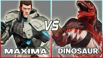 KOF XV - Maxima vs Dinosaur  - (Insane AI)  | Cpu vs Cpu |
