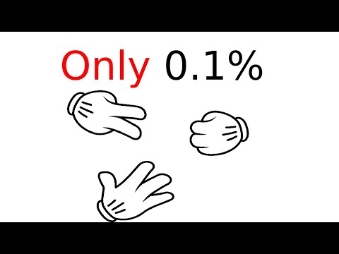 Only 0.1% of people can beat me at rock, paper, scissors