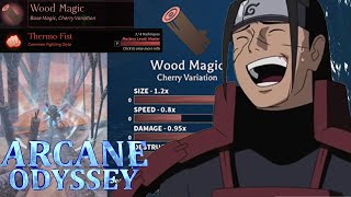 Wood Magic   Thermo Fist is OP | Showcase | Arcane Odyssey | Roblox