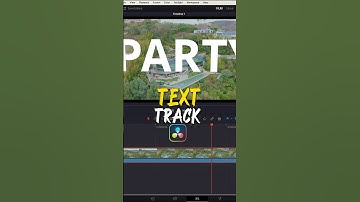 Tracking text in DaVinci Resolve