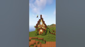 Minecraft Medieval House! #shorts #minecraft