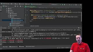 Advanced Web Apps 2019 | Unit Testing in Angular | S3P3 | Remove Service test failures