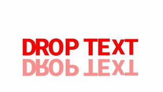 How To create DROP TEXT on Android phone tutorial!! drop text animation!!