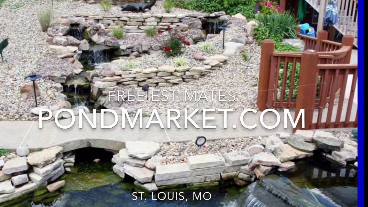 How To Build a Pond Waterfall YouTube