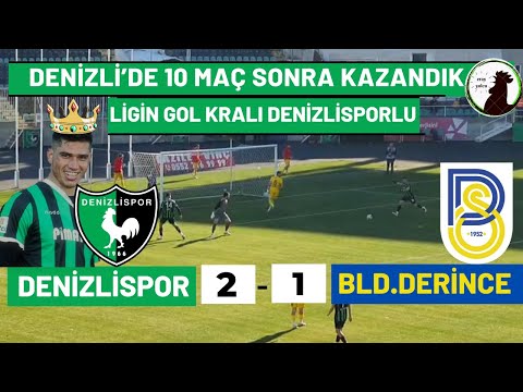 Denizlispor 2-1 Bld.Derincespor l Ligin GOL KRALI DENİZLİSPORLU! Denizli