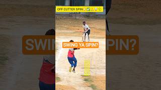OFF CUTTER SPIN BOWLING 🥎🤯🏏✅/BEST SPIN BOWLING FROM TENNIS BALL #cricket #ytshorts #sports