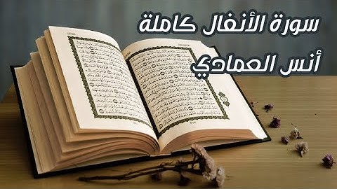 سورة الأنفال كاملة ـ أنس العمادي