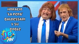 JB en ATV: Horacio 'la pepa' Baldessari se enfrenta cara a cara con su doble