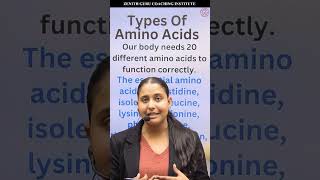 Types Of Amino Acids l 1 Min Chemistry 431 l Class 12 l By Nikki ma'am