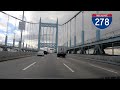 ⁴ᴷ⁶⁰ Driving NYC: Robert F. Kennedy Triboro Bridge from The Bronx to Queens