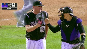 NYM@COL: McGee fans Plawecki to record the save