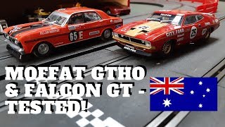 Ford Falcon GTHO & GT - Allan Moffatt Racers Tested - Scalextric Slot Cars