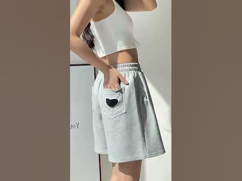 Female Cotton Loose Shorts - YouTube