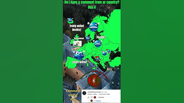Day 4 of trying to get a comment for every country in Europe.