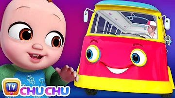 *New* Wheels on the Bus Song - Baby Starts Crying | ChuChu TV 3D Nursery Rhymes and Kids Songs