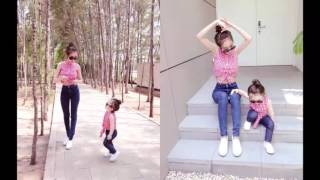 Cadie Mộc Trà vừa xinh vừa “ngầu” chạy bộ cùng mẹ