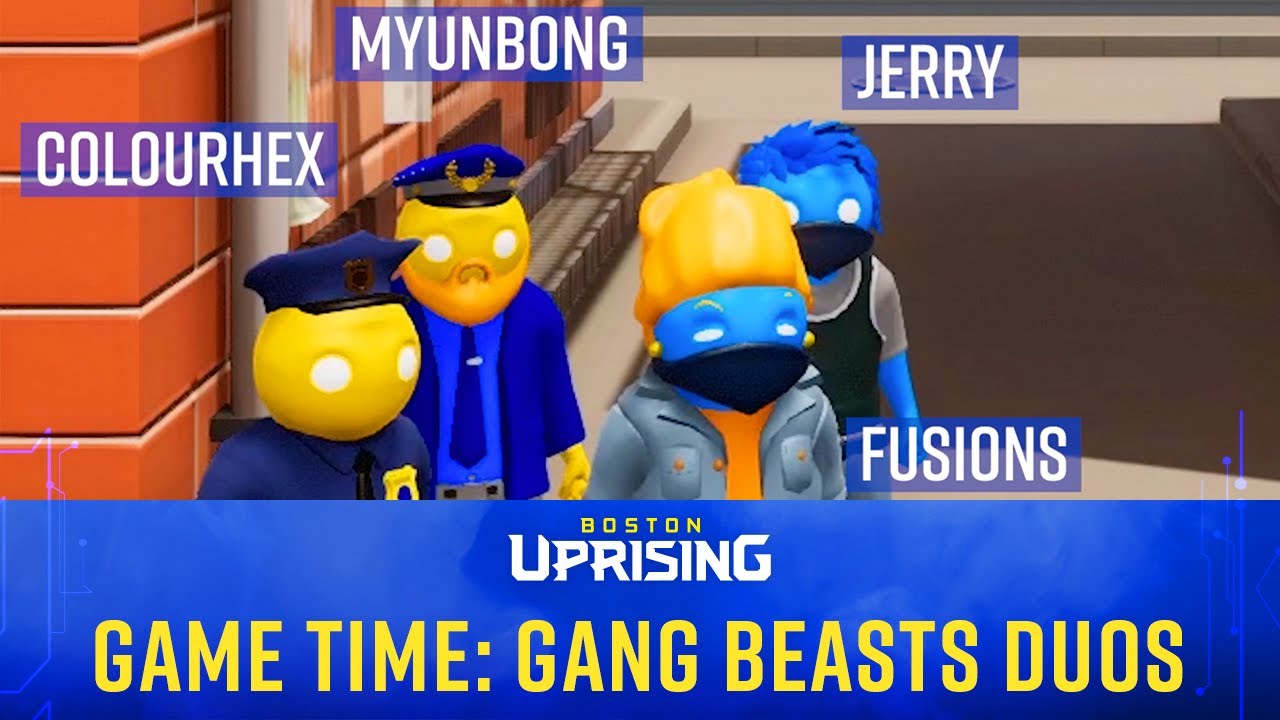 Gang Beasts duos: Fusions & Jerry vs. Colourhex & Myunbong