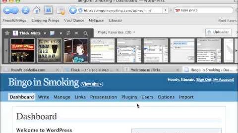 Howto add visual interest to your blog with photos and Flock