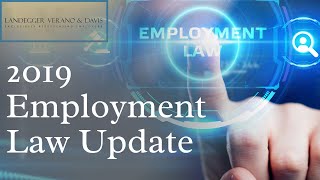 Employment Law Update for 2019