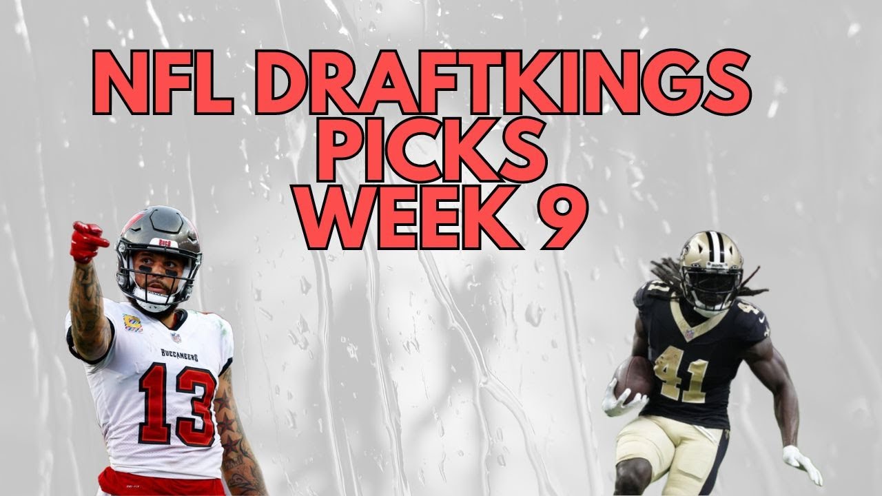 nfl-week-9-draftkings-picks-youtube