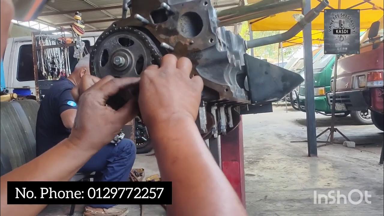 Nissan C22 tutorial tukar & marking timing chain YouTube