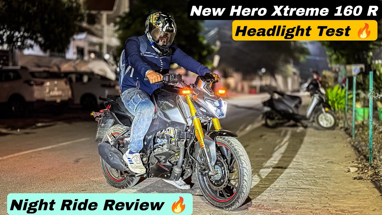 New 2026 Hero Xtreme 160 R Headlight Test & Night Ride Review 🔥 || Unexpected 🤯