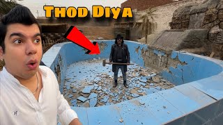 Saka Ne Swimming Pool Thod Diya 😭 || Sw Pet House 