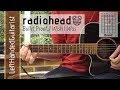 Radiohead - Bullet Proof | acoustic guitar lesson