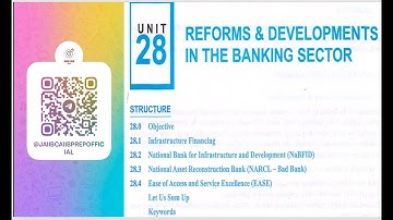 JAIIB IE&IFS May 2025 | Banking Sector Reforms & Development | IE&IFS Module C |Unit 28 MCQs & Cases