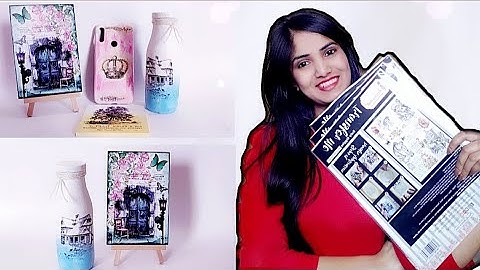 DIY Easy Home Decor Ideas using Transfer Me from Dress My Craft(Requested Video)