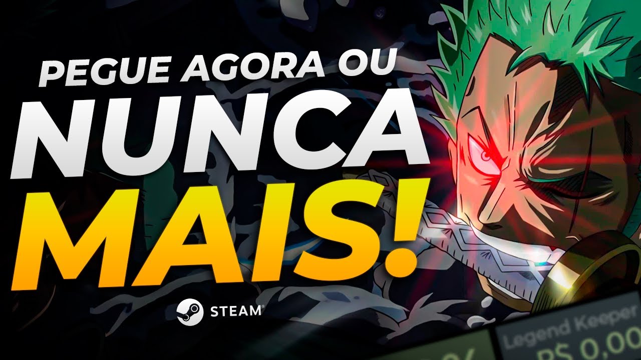 CORRE! NOVO Jogo GRÁTIS Na STEAM Para JOGAR AGORA + 40 Jogos BARATOS No PC!  (Preços Históricos) 