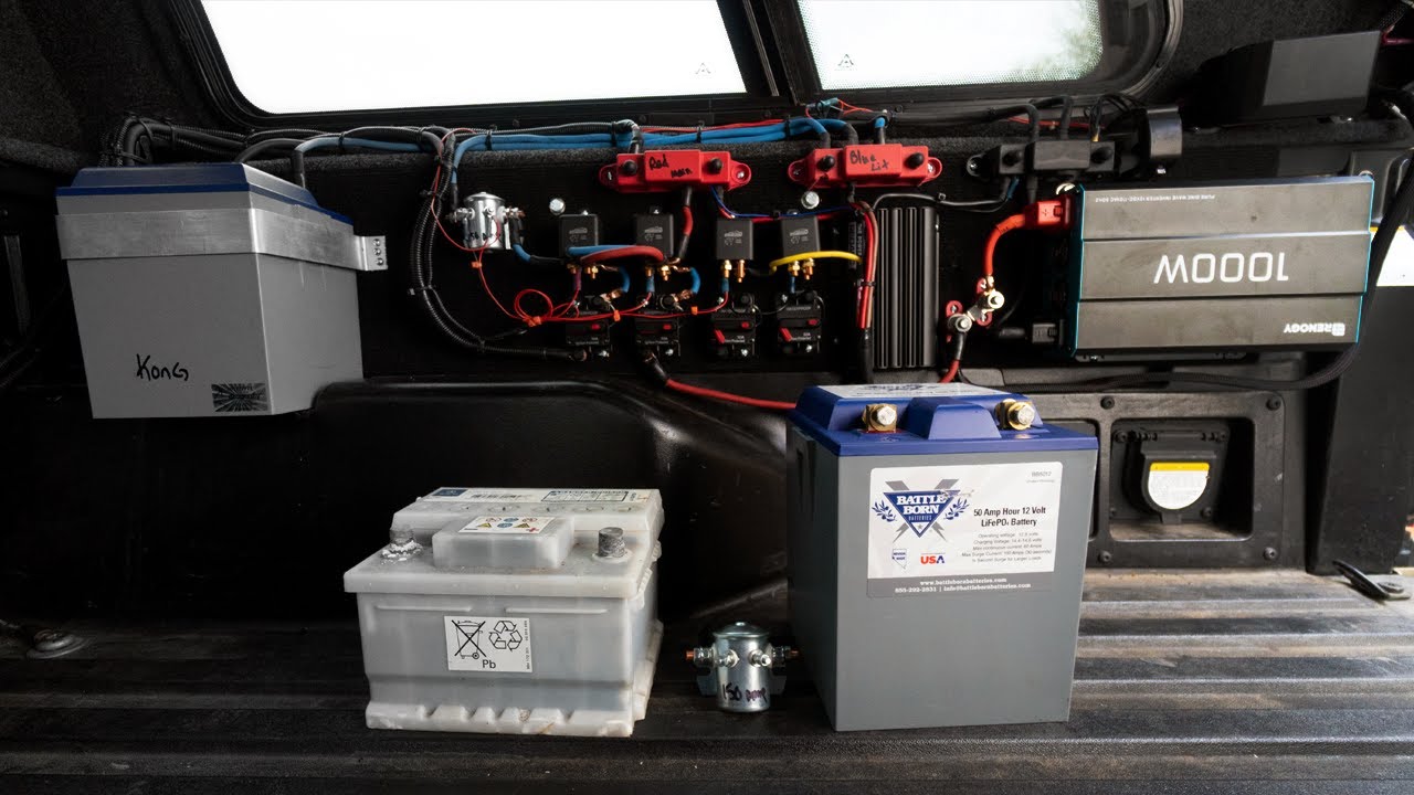 How to Build Your Dual Battery System | Lead Acid Vs Lithium | Simple ...