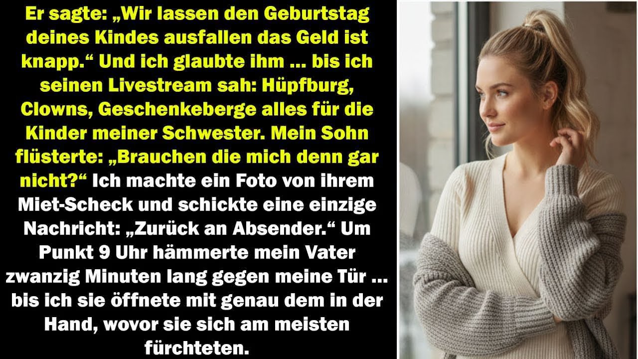 Er Log Wegen Geld, Um Den Geburtstag Meines Sohnes Zu Schwänzen – Sein Livestream Verriet Alles