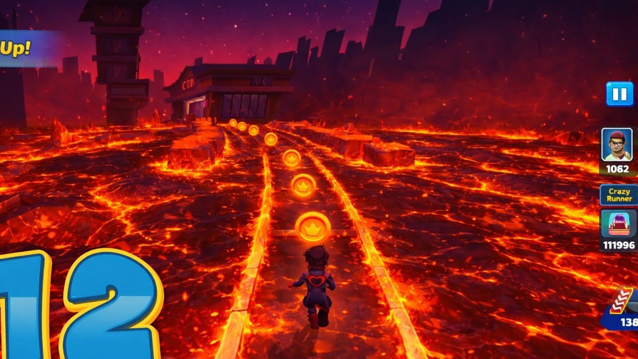 Subway princess Garuda lava 🔥 running gameplay walkthrough  part 12