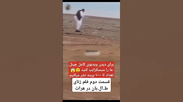 Foryou Viralvideo زنا طالبان امربالمعروف هرات موتر ملا Viral Reels زن امارت افغانستان 
