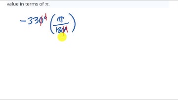 Convert Negative degree angle to radians