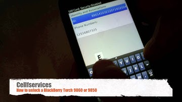 How to Unlock BlackBerry Torch 9860/9850 - AT&T,T-mobile,Bell,Rogers,Telus,O2,Vodafone,Movistar