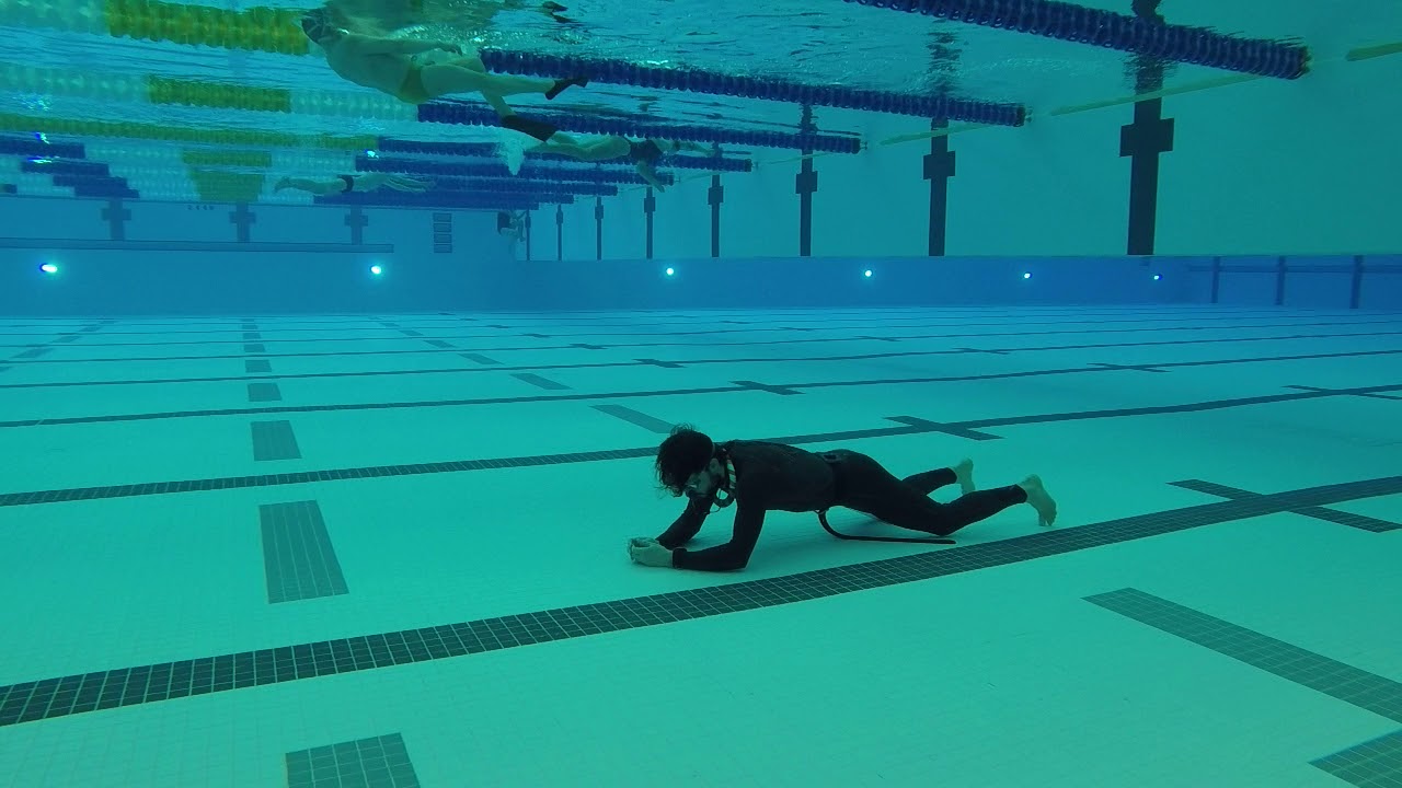Pool Training for Freediving The Frog Flow YouTube