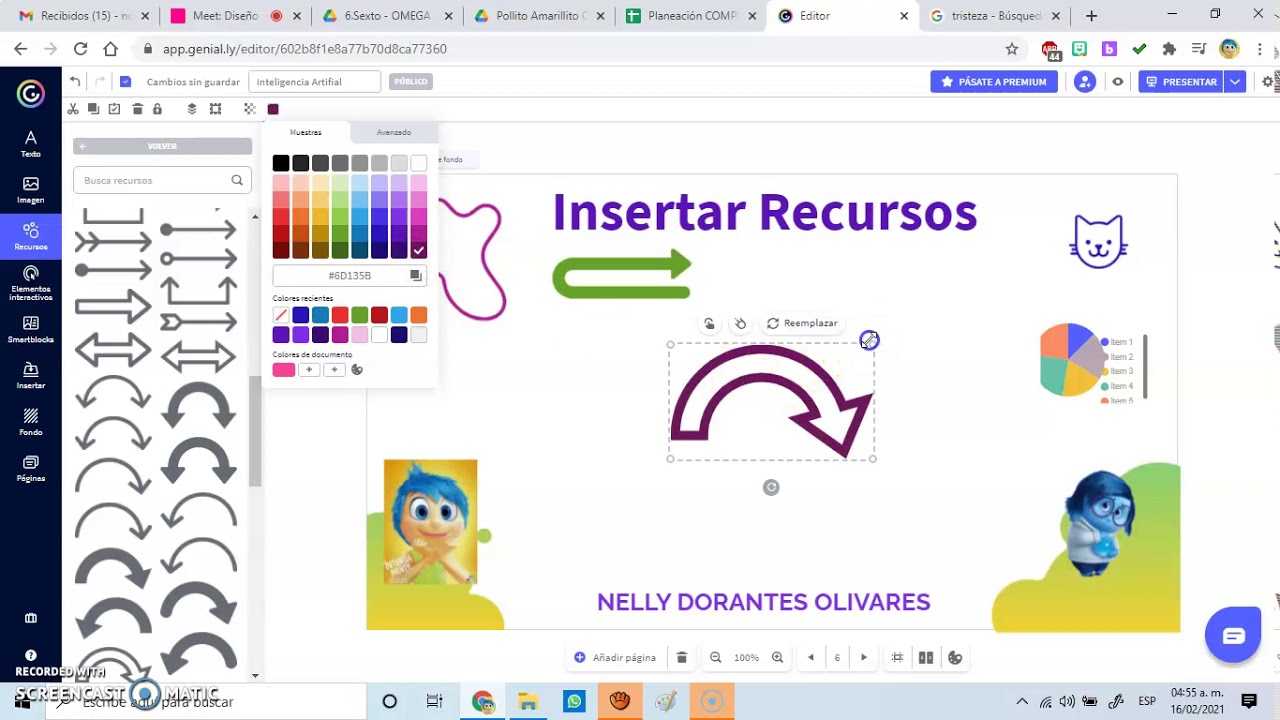 Vídeo - Cómo Insertar Recursos en Genially - YouTube