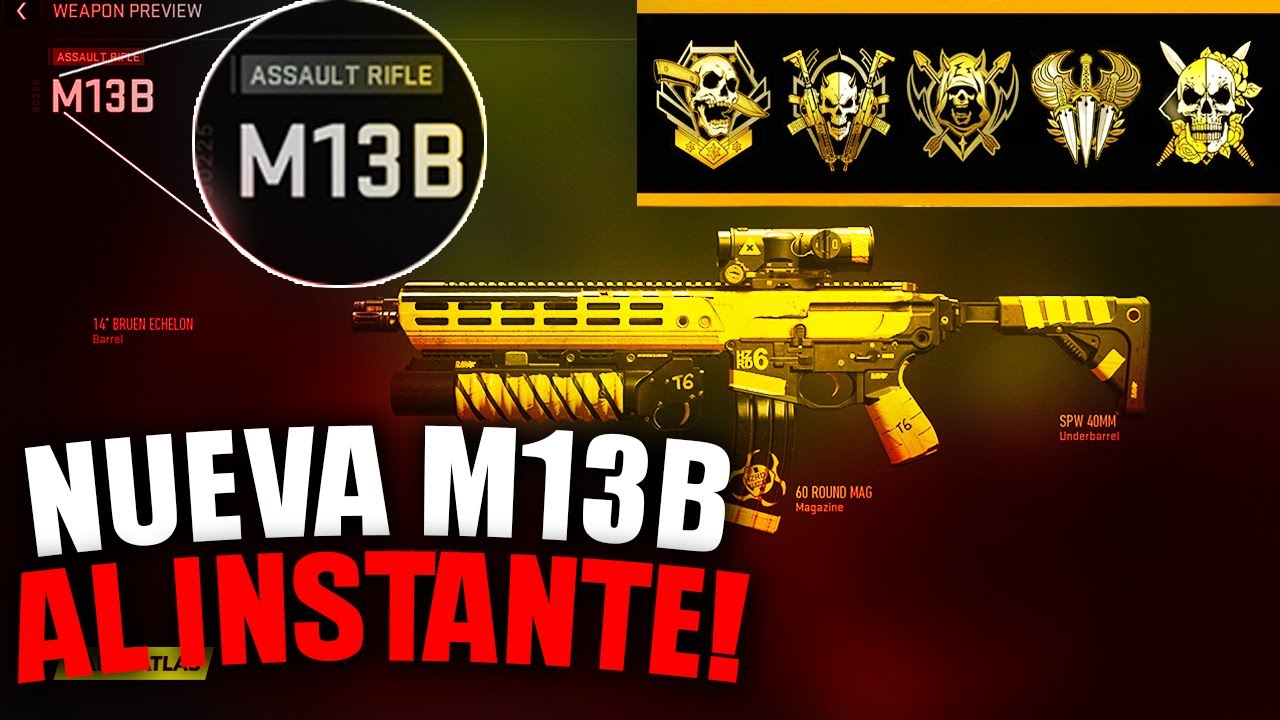 M13B Warzone 2: Como desbloquear a arma especial? - Millenium