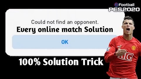 Could not find an opponent |How To Solution This Problem| Every Online Match in pes mobile