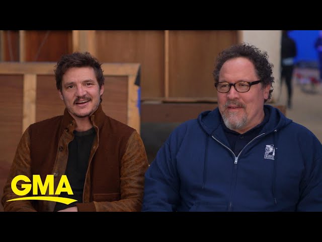 Pedro Pascal and director Jon Favreau on 'The Mandalorian' l GMA