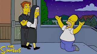 The Simpsons S16E21 The Father The Son And The Holy Guest Star