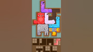 Puzzle Cats Walkthrough (android and iOS) gameplay #shorts #funny #game 15