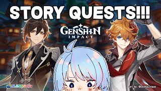 【#11 Genshin Impact】Story Quest: Zhongli and Childe!!! (P.S. I love them)【NIJISANJI ID】
