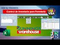 VBA Excel Control de Inventario para Ferreteria