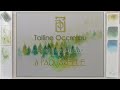 Tutoriel - Forêt de sapins - Aquarelle - Talline Occrerou