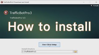 How To Install Trafficbotpro On Your Pcserver